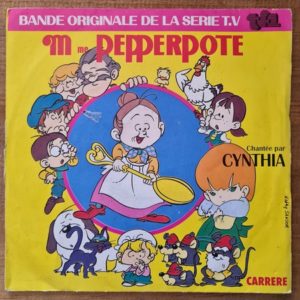 Disque vinyle 45 tours Mme Pepperpote pour enfant vendu par Rêves de Fil.
