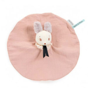 Doudou personnalisable souris rose, vendu par rêves de fil.