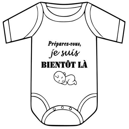 Bodies bébé personnalisable – Lafabriquedelolie