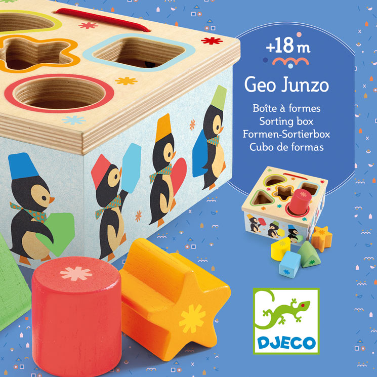 Djeco Boite à Formes Geo Junzo vendu par rêves de fil