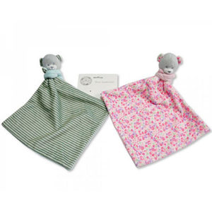 Doudou ourson ciel ou rose personnalisable vendu par rêves de fil.