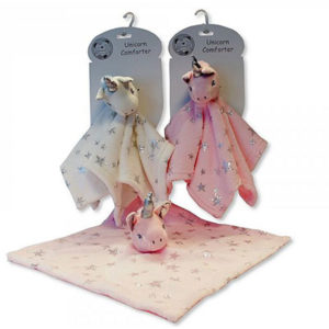 Doudou licorne personnalisable vendu par Rêves de fil.