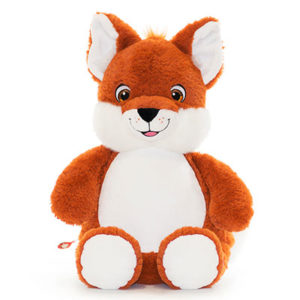 Peluche Cubbies renard à personnaliser, vendu par rêves de fil.