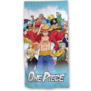 Serviette de bain ou de plage One Piece personnalisable vendu par rêves de fil.