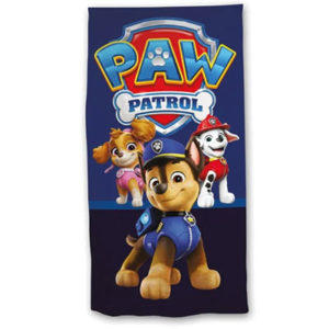Serviette de bain ou de plage Pat patrouille personnalisable, vendu par rêves de fil.