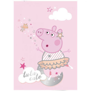 Plaid, couverture Peppa Pig personnalisable vendu par rêves de fil.