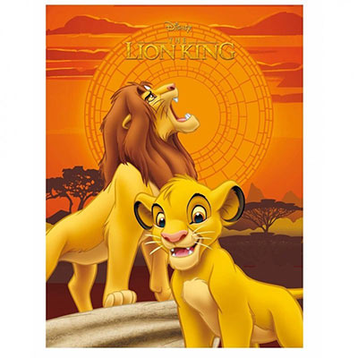 Plaid, couverture Roi Lion personnalisable vendu par rêves de fil.