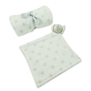 Coffret doudou éléphant Sily avec son plaid personnalisable vendu par rêves de fil.