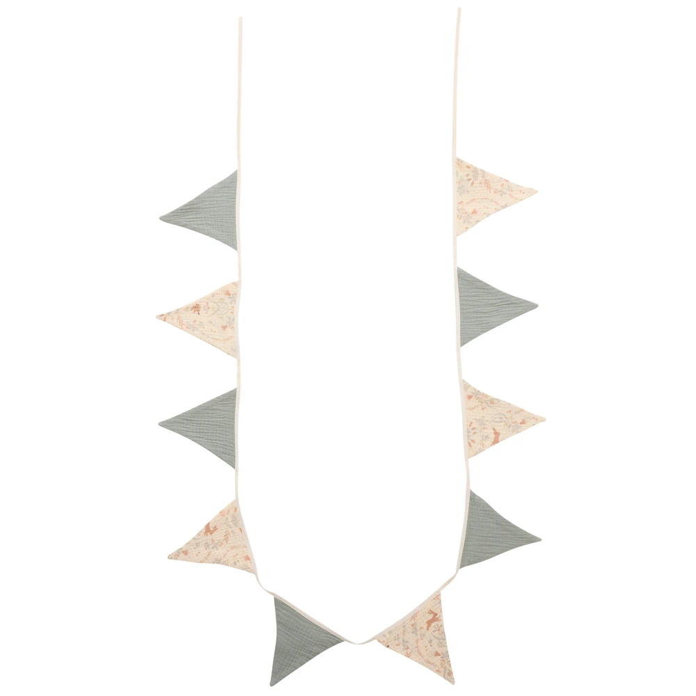 Guirlande fanions coton (longueur 250 cm) – Enchanted Garden