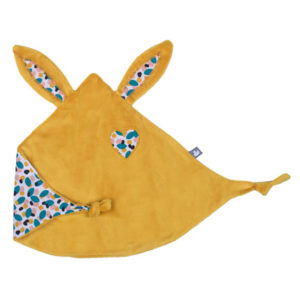 Doudou lapin petit cœur collection Baby Pop, vendu par Rêves de fil.