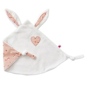 Doudou lapin petit cœur collection Blooming Day, vendu par Rêves de fil.