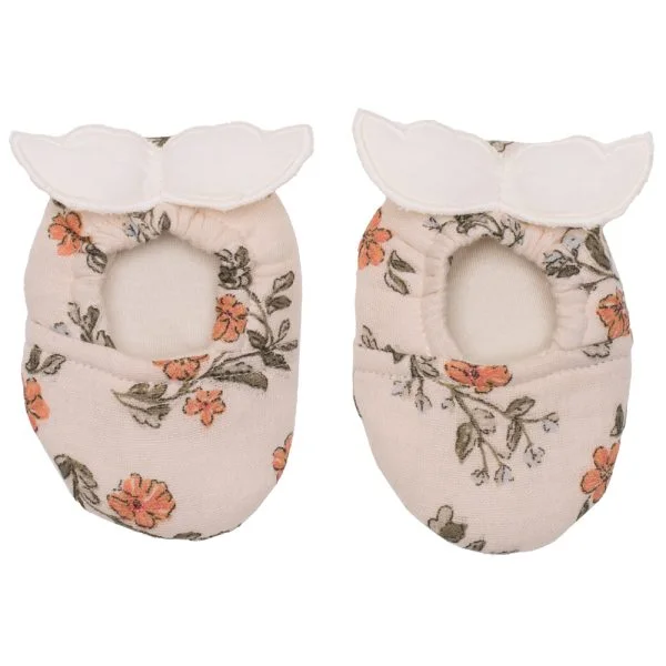Chaussons avec ailes d’ange fleurs de BBandco vendu par reves de fil