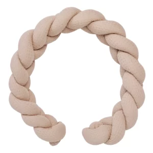 Tresse décorative en coton gaufré latte de Bb&Co par rêves de fil