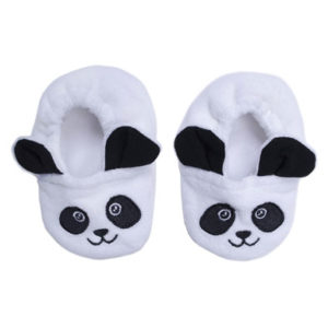 Chaussons velours brodé "Petit Panda", vendu par Rêves de Fil.