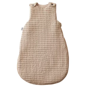 Gigoteuse ouatinée en coton gaufré latte de BBandCo vendu par rêves de Fil
