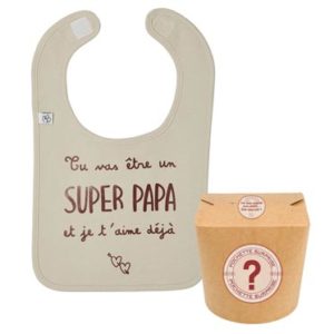 Pochette Surprise "Tu vas être un super papa". Vendu par Rêves de Fil.