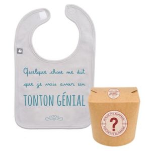 Pochette Surprise "je vais avoir un tonton génial". Vendu par Rêves de Fil.