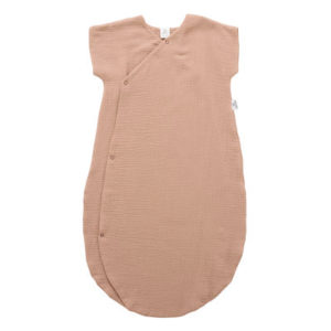 Gigoteuse d'été forme kimono, collection Mix & Match, couleur Mocha. Vendu par Rêves de fil.