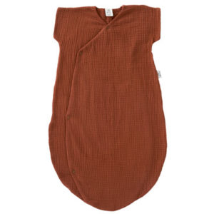 Gigoteuse d'été forme kimono, collection Mix & Match, couleur Toffee. Vendu par Rêves de fil.