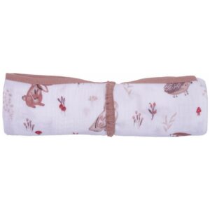 Lange en double gaze de coton gaufré Cosy Forest de Bband Co par rêves de Fil