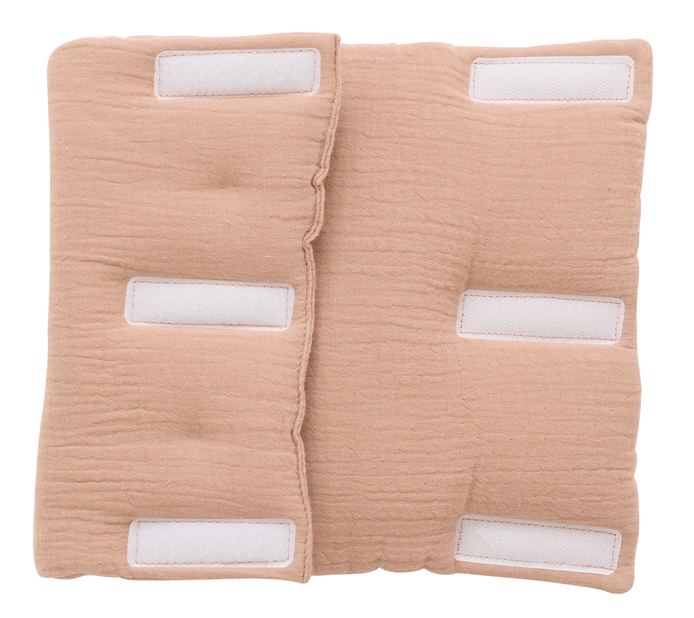 Tour de lit modulable et respirant avec 10 éléments. Collection Mix & Match, couleur mocha. Vendu par Rêves de Fil.