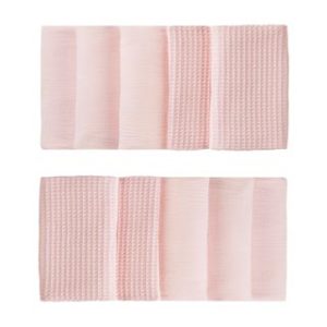 Tour de lit modulable et respirant avec 10 éléments. Collection Mix & Match, couleur rose blush. Vendu par Rêves de Fil.