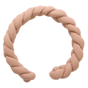 Tresse ouatinée multi-usages, longueur 200cm environ, collection Mix & Match, couleur Mocha. Vendu par Rêves de Fil.