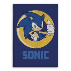 Plaid, couverture Sonic personnalisable, vendu par rêves de fil.