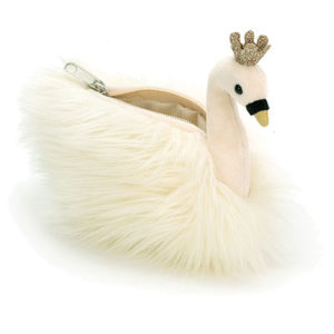 Porte monnaie peluche Jellycat Fancy Swan Purse