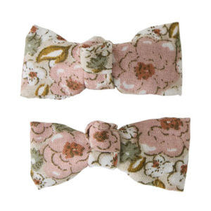 Lot 2 barrettes baby clic clac – imprimé Liberty pour les cheveux de bébé par rêves de fil