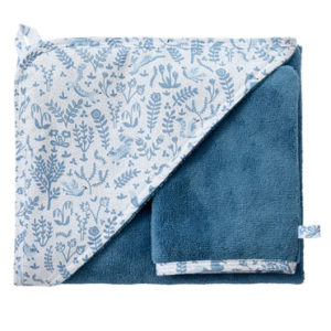 Cape de bain + gant – Forêt enchantée BB&co par rêves de fil