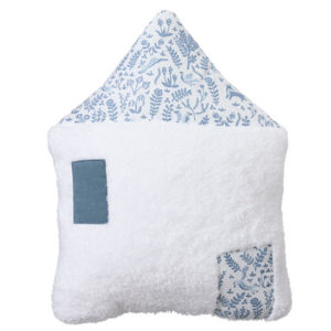 Coussin déco forme maison – Forêt enchantée de Bb&Co par rêves de fil