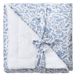 Couverture bébé Luxe bleue – Forêt enchantée BB&Co par rêves de fil