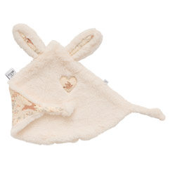 Doudou lapin fausse fourrure angora jardin enchanté