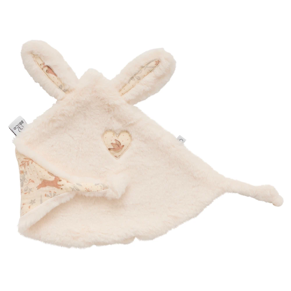 Doudou lapin fausse fourrure angora jardin enchanté