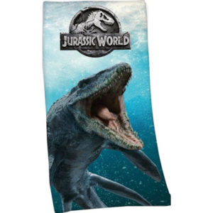 Serviette de bain ou de plage Dinosaure Jurassic world personnalisable vendu par rêves de fil.
