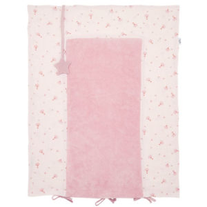 Housse de matelas à langer 60x80cm –LOVELY BLOSSOM BB and Co par rêves de fils