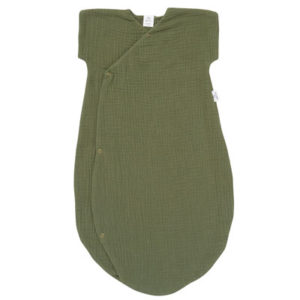 Gigoteuse d'été forme kimono, collection Mix & Match, couleur vert fougère Vendu par Rêves de fil.