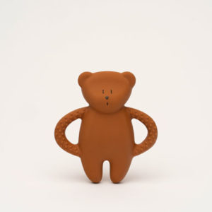 Moonie – ourson de dentition, hochet de dentition vendu par rêves de fil couleur caramel