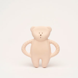 Moonie – ourson de dentition, hochet de dentition vendu par rêves de fil couleur rose