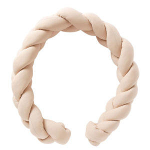 Tresse ouatinée multi-usages, longueur 200cm environ, collection Mix & Match, couleur biscuit. Vendu par Rêves de Fil.