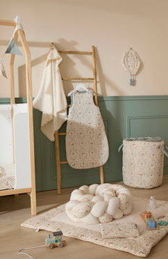 Cape de bain bambou + gant – Enchanted Garden