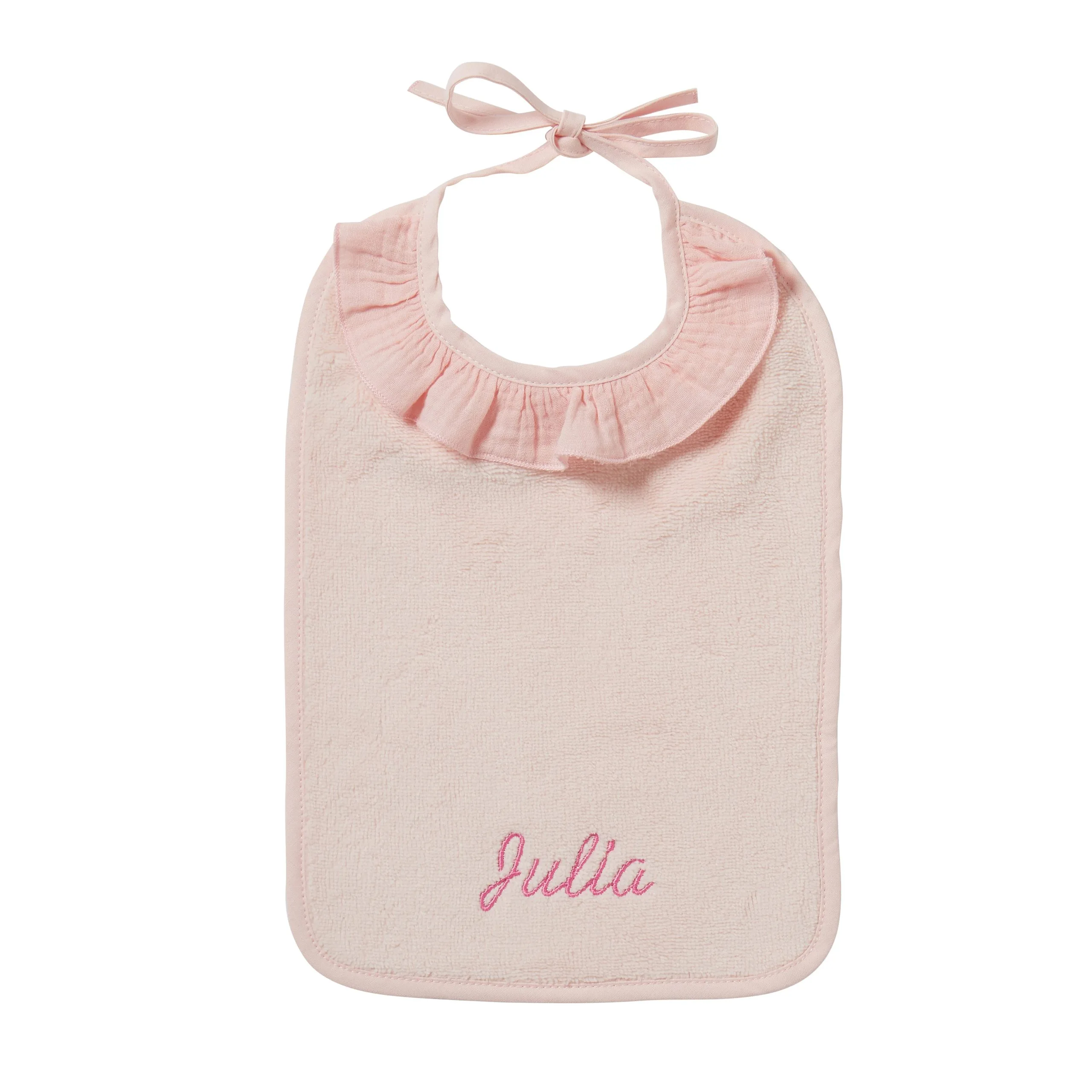 Grand bavoir personnalisable bambou et gaze de coton biscuit de BBand Co