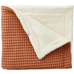 Maxi couverture bébé en coton gaufré cassonade de Bb&Co