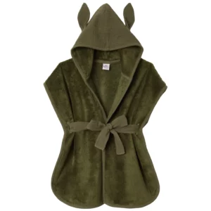 Peignoir bambou et gaze de coton fougère