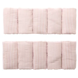 Tour de lit modulable & respirant rayé – Soft Stripes BB and co par rêves de fil