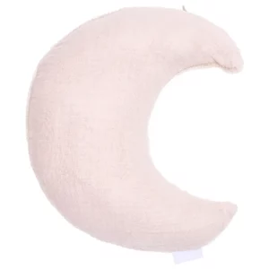 Bouillotte lune bambou/ gaze de coton biscuit de bébé and Co par rêves de fil
