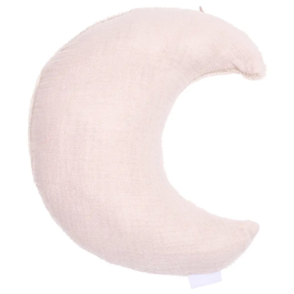 Bouillotte lune bambou/ gaze de coton biscuit de bébé and Co par rêves de fil