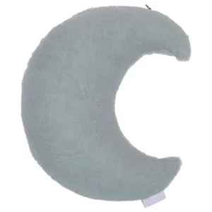 Bouillotte lune bambou/ gaze de coton vert de gris de bébé and Co par rêves de fil