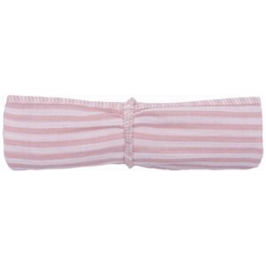 Lange en double gaze de coton gaufré rayé vieux rose DE BB & Co par rêves de fil